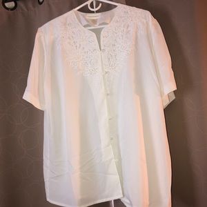 👑 VINTAGE 80s BLOUSE Christie and Jill